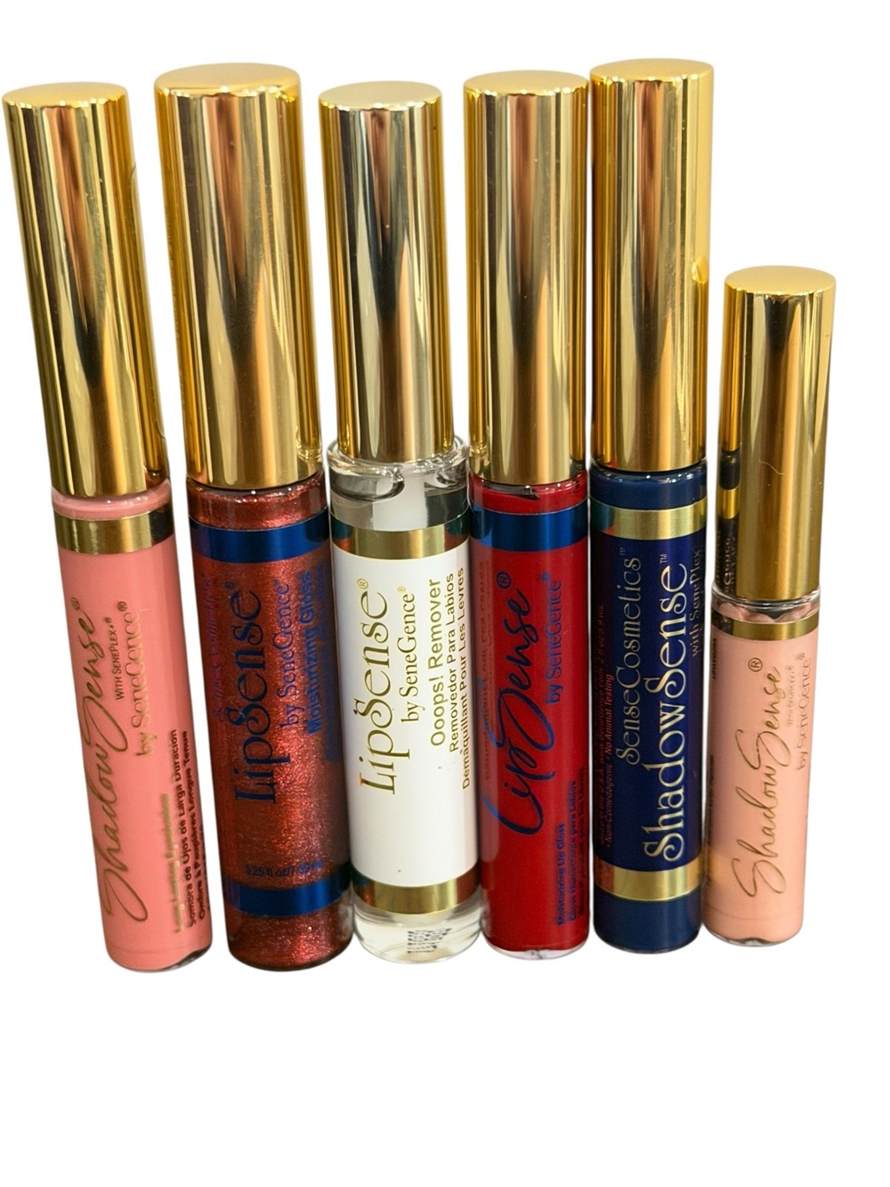 SeneGence Makeup Bundle NEW | Lip Gloss, ShadowSense & Ooops! Remover 6 Pc